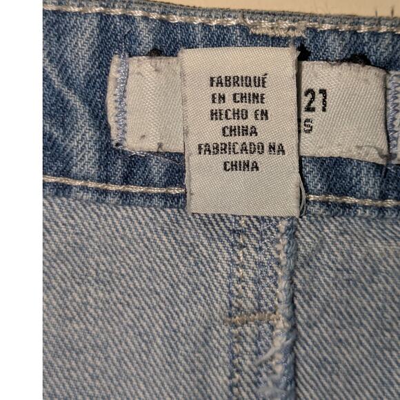 Forever 21 Women 29 Denim Mini Skirt Y2K Indie Streetwear Patchwork Retro Casual - Picture 6 of 6